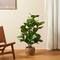 Glitzhome® 3.5ft. Faux Fiddle Leaf Fig Tree in Pot